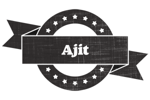 Ajit grunge logo