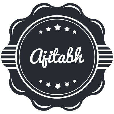 Ajitabh badge logo