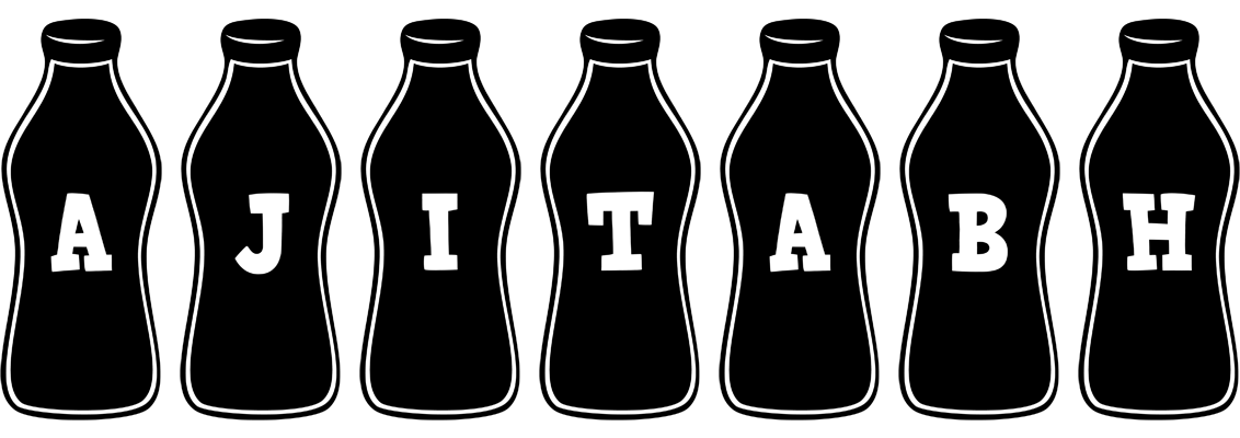 Ajitabh bottle logo