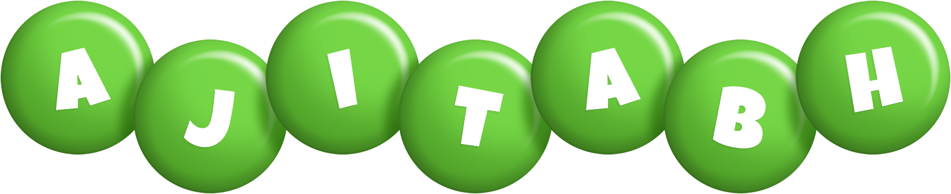 Ajitabh candy-green logo