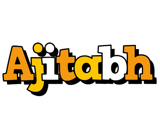 Ajitabh cartoon logo