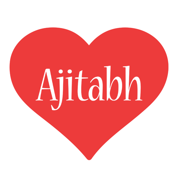 Ajitabh love logo
