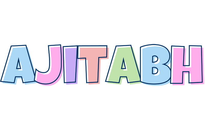 Ajitabh pastel logo
