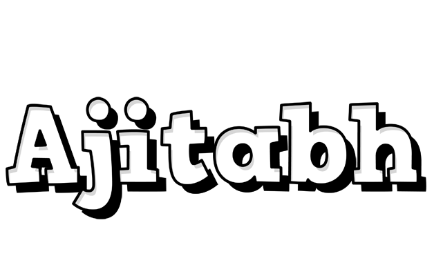 Ajitabh snowing logo