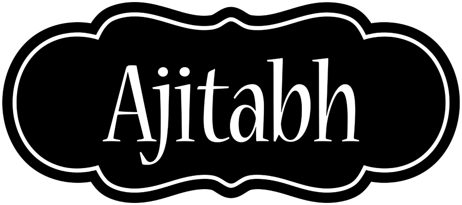 Ajitabh welcome logo