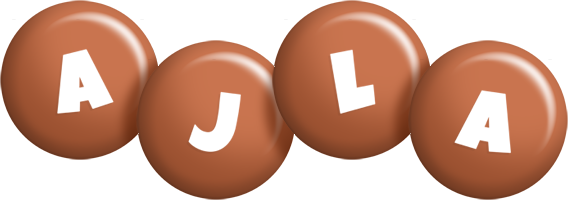 Ajla candy-brown logo