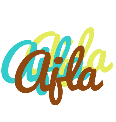 Ajla cupcake logo