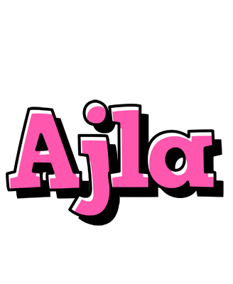 Ajla girlish logo