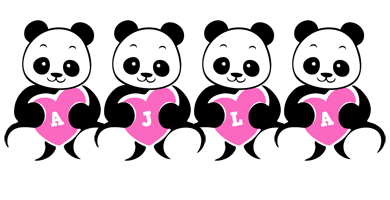Ajla love-panda logo