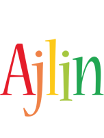 Ajlin birthday logo