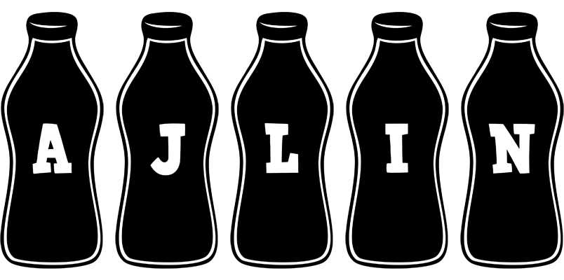 Ajlin bottle logo