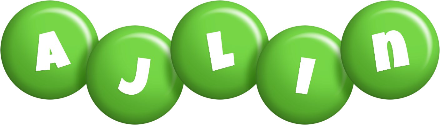 Ajlin candy-green logo