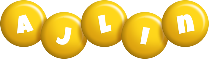 Ajlin candy-yellow logo