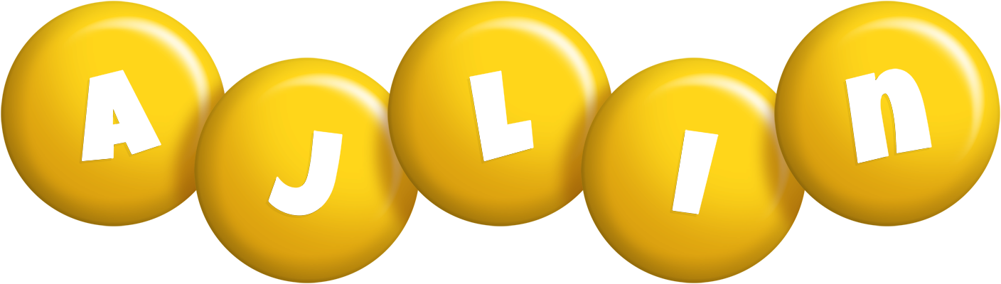 Ajlin candy-yellow logo