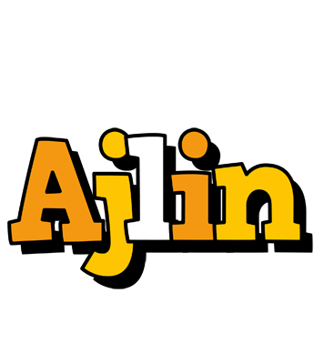 Ajlin cartoon logo