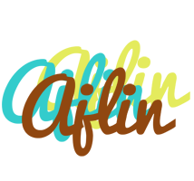 Ajlin cupcake logo