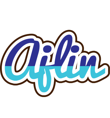 Ajlin raining logo
