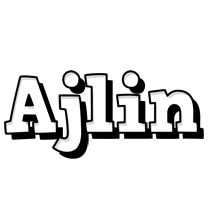 Ajlin snowing logo