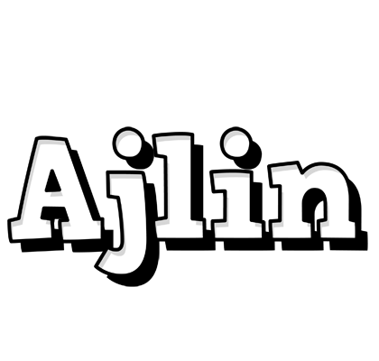 Ajlin snowing logo