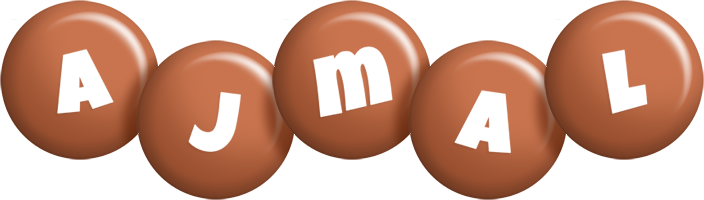 Ajmal candy-brown logo