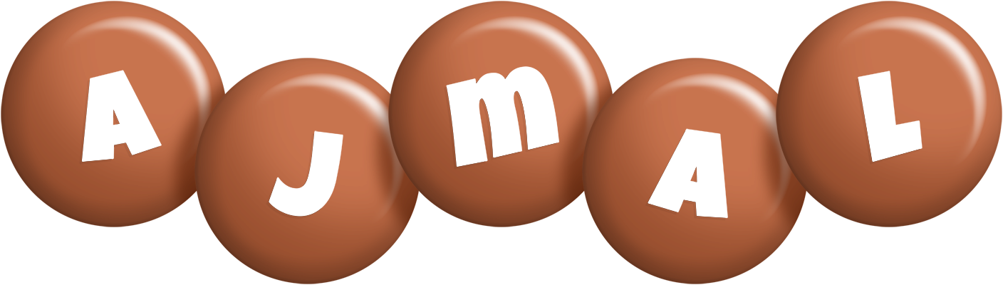 Ajmal candy-brown logo