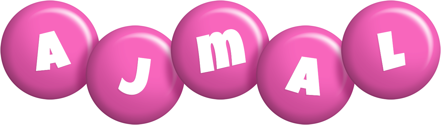 Ajmal candy-pink logo