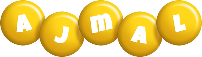 Ajmal candy-yellow logo