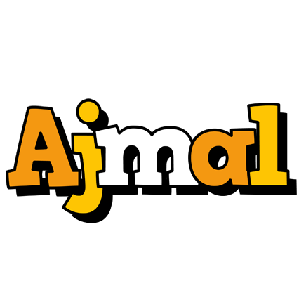 Ajmal cartoon logo