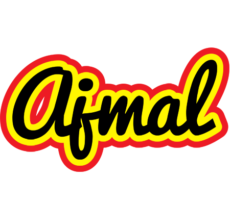 Ajmal flaming logo