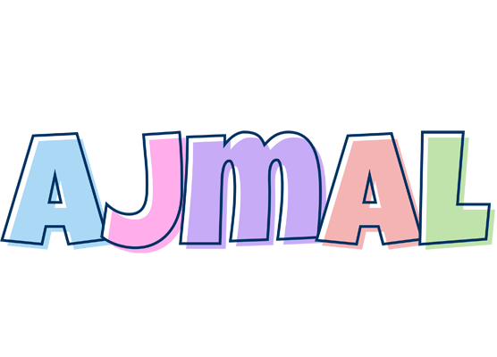 Ajmal pastel logo
