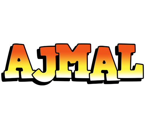 Ajmal sunset logo