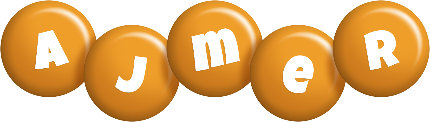 Ajmer candy-orange logo