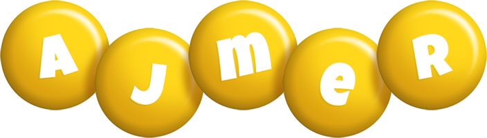 Ajmer candy-yellow logo