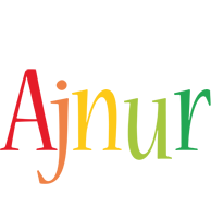 Ajnur birthday logo