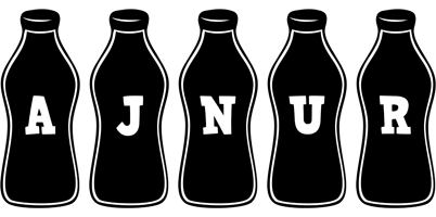 Ajnur bottle logo