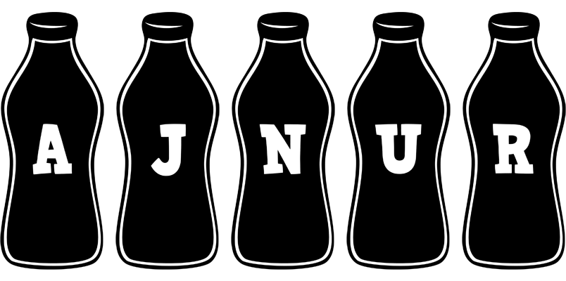 Ajnur bottle logo