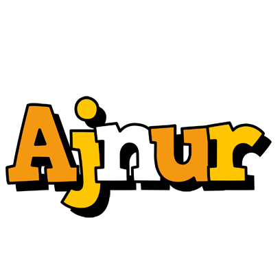 Ajnur cartoon logo