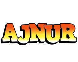 Ajnur sunset logo