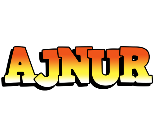 Ajnur sunset logo