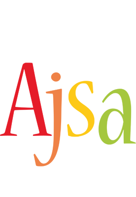 Ajsa birthday logo