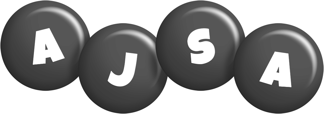Ajsa candy-black logo
