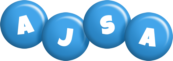 Ajsa candy-blue logo