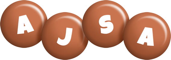 Ajsa candy-brown logo