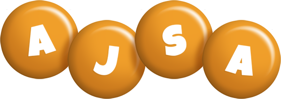 Ajsa candy-orange logo