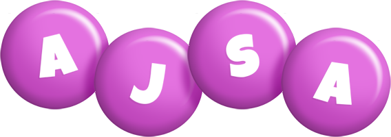 Ajsa candy-purple logo