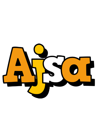 Ajsa cartoon logo