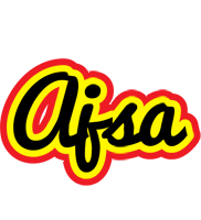 Ajsa flaming logo