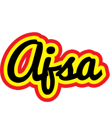 Ajsa flaming logo