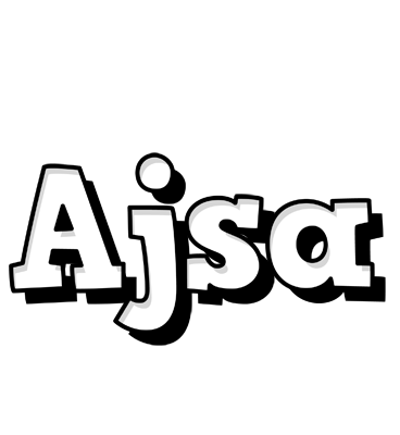 Ajsa snowing logo