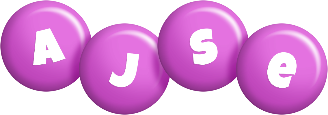 Ajse candy-purple logo